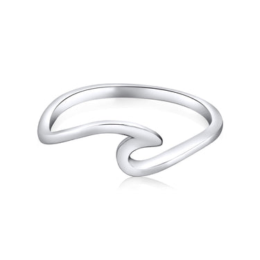 Silver Wave Ring